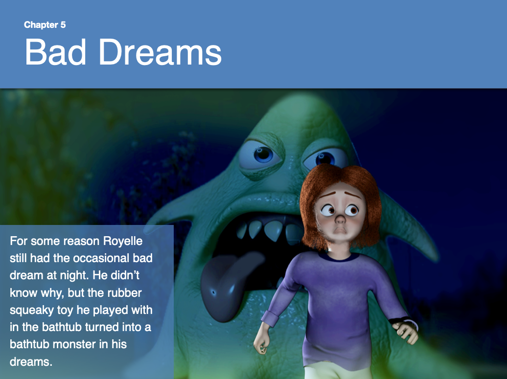 Chapter 5 Bad Dreams Child afraid of bad dreams