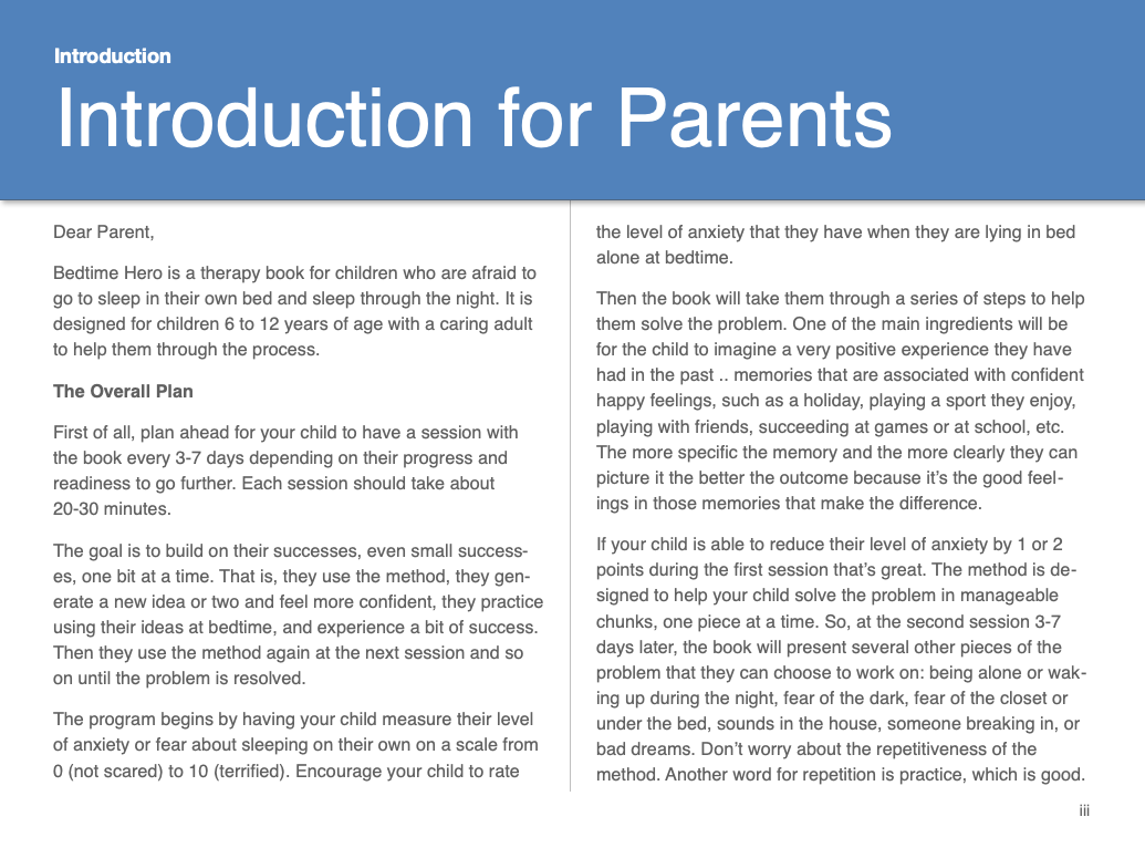 Introduction for Parents Quickstart Guide for Parents