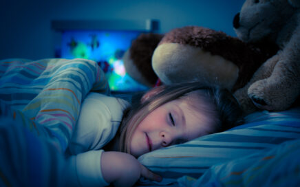 Little girl sleeping peacefully